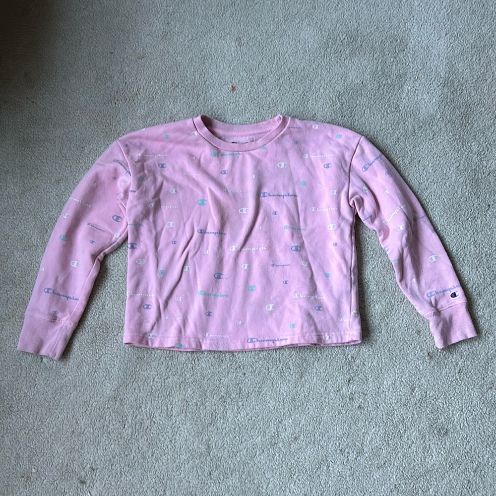Champion Girls Pink Long Sleeve Shirt